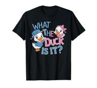 Fiesta de Baby Shower de revelación de género What The Duck Is It Camiseta