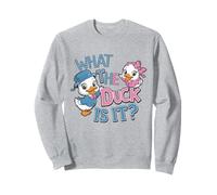 Fiesta de Baby Shower de revelación de género What The Duck Is It Sudadera