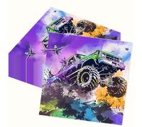 fiesta de camiones monstruo servilletas motocicletas sucias camiones carros de fuego servilletas letreros autos de carreras accesorios para fiesta temática
