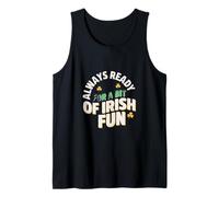 Fiesta de celebración Divertida del Humor irlandés del día de San Patricio Camiseta sin Mangas