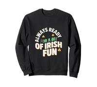 Fiesta de celebración Divertida del Humor irlandés del día de San Patricio Sudadera