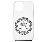 Fiesta de Copas de cóctel Here's To The Nights We Wont Remember Carcasa para iPhone 12 Pro MAX