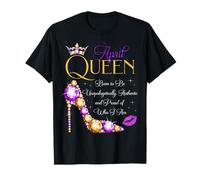 Fiesta de cumpleaños April Queen Born to Be Proud of Who I Am Camiseta