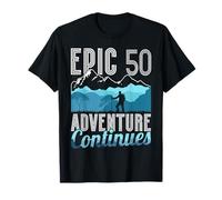 Fiesta de cumpleaños Celebración Montañas al aire libre Senderismo Epic 50 Camiseta