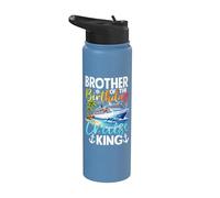 Fiesta de cumpleaños de Brother Of The Birthday Cruise King Stainless Steel Insulated Water Bottle