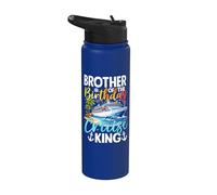Fiesta de cumpleaños de Brother Of The Birthday Cruise King Stainless Steel Insulated Water Bottle