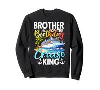 Fiesta de cumpleaños de Brother of The Birthday Cruise King Sudadera