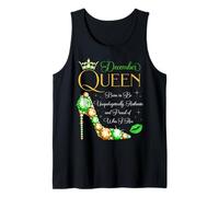 Fiesta de cumpleaños de December Queen Born to Be Proud of Who I Am Camiseta sin Mangas