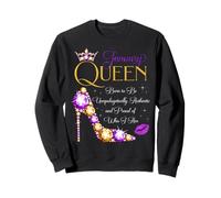 Fiesta de cumpleaños de January Queen Born to Be Proud of Who I Am Sudadera