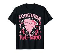 Fiesta de cumpleaños del padrino del tornado de dos nados Camiseta