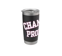 Fiesta de cumpleaños divertida para el día de beber champán sobre problemas con el champán Vaso térmico de acero inoxidable de doble pared