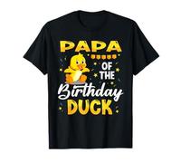 Fiesta de cumpleaños Infantil Papa of The Birthday Duck Yellow Camiseta
