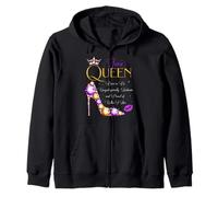 Fiesta de cumpleaños June Queen Born to Be Proud of Who I Am Sudadera con Capucha