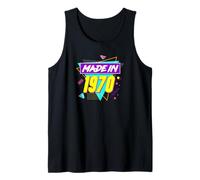 Fiesta de cumpleaños Retro con temática de los años 90 de 1970 Camiseta sin Mangas