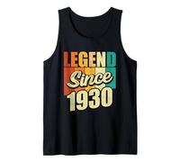 Fiesta de cumpleaños y cumpleaños legendaria Desde 1930. Año de Nacimiento Camiseta sin Mangas