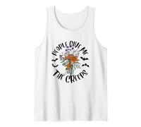 Fiesta de Halloween de Calaveras con Esqueletos de People Give Me The Creeps Camiseta sin Mangas