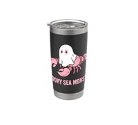 Fiesta de Halloween de monstruo marino espeluznante de langosta Vaso térmico de acero inoxidable de doble pared