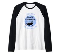 Fiesta de Las Panteras Negras de Oakland California 1966 Camiseta Manga Raglan