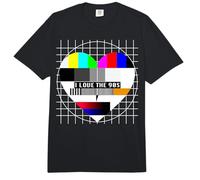 Fiesta de los 90 Patrón de Prueba Corazón I Love The 90s Comfort Colors Adult Heavyweight T-Shirt