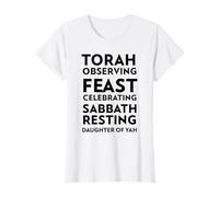 Fiesta de Observación de la Torá Celebrando el Descanso del Shabat Camiseta