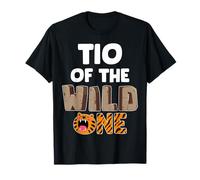 Fiesta de Primer cumpleaños temática del zoológico Tio of The Wild One Camiseta