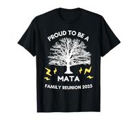 Fiesta de reunión Familiar de Mata 2025, combinación de árboles ancestrales Camiseta