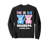 Fiesta de revelación de género Rosa o Azul Grandpa Loves You Bear Sudadera