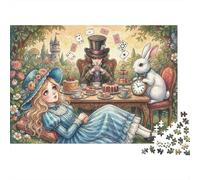 Fiesta de té Encantadora Puzzle 1000 Piezas Adultos Y Niños,Regalo Ideal,Premium,Anti-estrés,Deco Pared,Rompecabezas,14 Años+,Relax,Desafío,Reto,Educativo 38x26cm