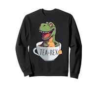 Fiesta de té Tyrannosaurus Rex Tea-Rex con Dinosaurio para Hombre y Mujer Sudadera