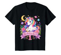 Fiesta de Unicornio Espacial mágico para niña de cumpleaños de 1 año Camiseta