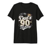 Fiesta del Día del Padre de 90 años de Edad de It's My Dad'S 90th Birthday Camiseta Premium