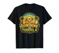 Fiesta Divertida de Vacaciones en la Playa con Sol y Tequila Camiseta