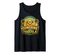 Fiesta Divertida de Vacaciones en la Playa con Sol y Tequila Camiseta sin Mangas
