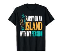 Fiesta en paraíso costero con mi pensión Divertida Camiseta