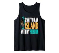 Fiesta en paraíso costero con mi pensión Divertida Camiseta sin Mangas