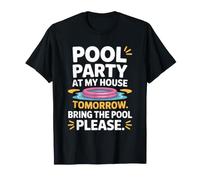 Fiesta En Piscina Bring The Pool Party Verano Barbacoa Camiseta