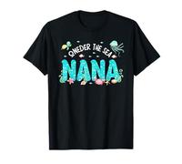 Fiesta familiar a juego de cumpleaños de Under Sea Nana para niñas y niños Camiseta