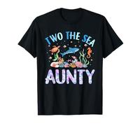 Fiesta Familiar a Juego de cumpleaños para niñas y niños de Two The Sea Aunty Camiseta