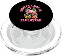 Fiesta familiar de flamenco rosa a juego como una estrella de flockstar PopSockets PopGrip para MagSafe