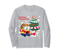 Fiesta Felicidad Minion Navidad Diversión Manga Larga