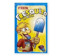 FIESTA Fresquito Pintalenguas Caramelo con Palo en Sobre con Polvo Acidulado Sabor Mora - Caja de 40 unidades