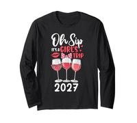 Fiesta grupal de Viaje Oh Sip It's A Girls Trip 2027 Manga Larga