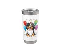 Fiesta habanera con globos y confeti Vaso térmico de acero inoxidable de doble pared
