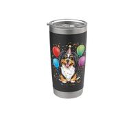 Fiesta habanera con globos y confeti Vaso térmico de acero inoxidable de doble pared