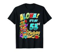 Fiesta hawaiana Tiki Luau Aloha Hawaii para cumpleaños número 53 Camiseta