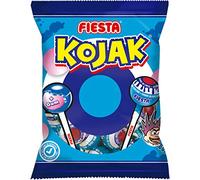 Kojak PIntalenguas - Caramelo con palo relleno de chicle - Bolsa de 7 unidades