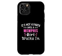Fiesta Memphis Girl camina en Tennessee Southern Pride Carcasa para iPhone 11 Pro