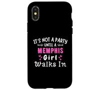 Fiesta Memphis Girl camina en Tennessee Southern Pride Carcasa para iPhone X/XS