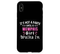 Fiesta Memphis Girl camina en Tennessee Southern Pride Carcasa para iPhone XS Max