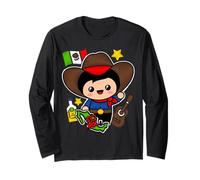 Fiesta Mexican Family Matching Cinco de Mayo Mexico Souvenir Manga Larga